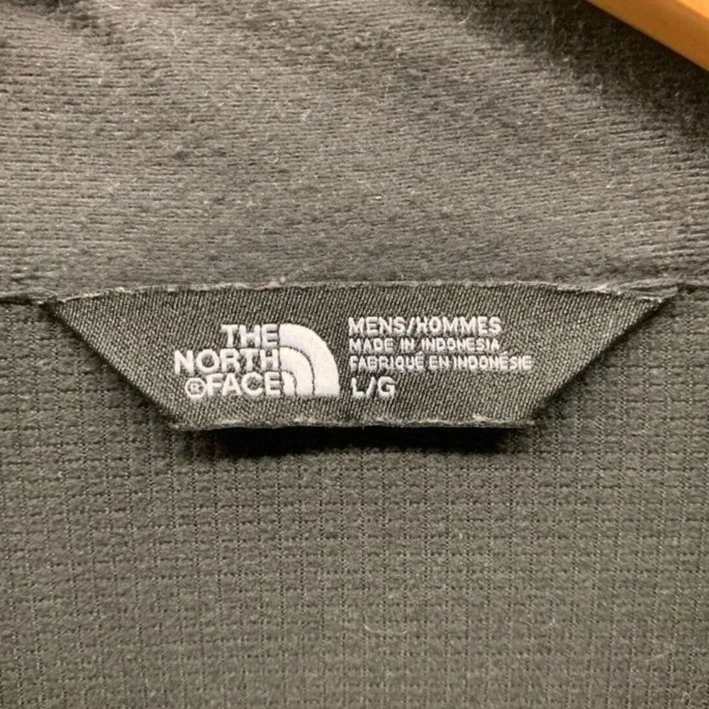 The North Face Full Zip Softshell Jacket Mens L Black PathAI Corporate Logo Work